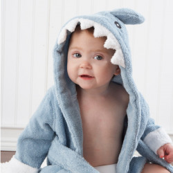 Baby Frotteemantel Hai